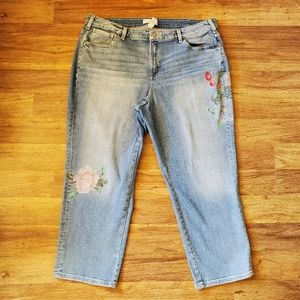 Lane Bryant Size 22 Cropped Jeans